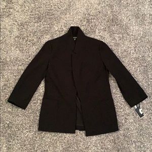 Nine West Black Padded Shoulder Blazer